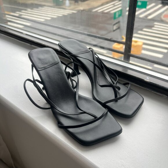 Jeffrey Campbell Fluxx Heeled Sandals in Black, Size 6.5 - Picture 7 of 12